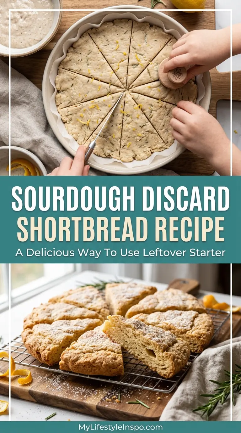 Sourdough Discard Shortbread Recipe