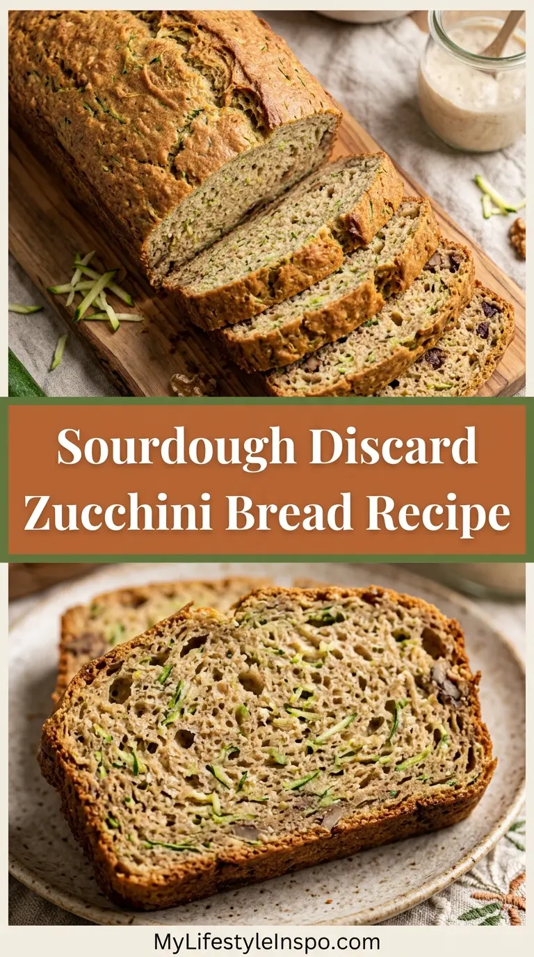 Sourdough Discard Zucchini Bread Recipe