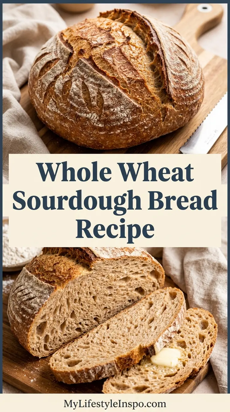 Whole Wheat Sourdough Bread Recipe