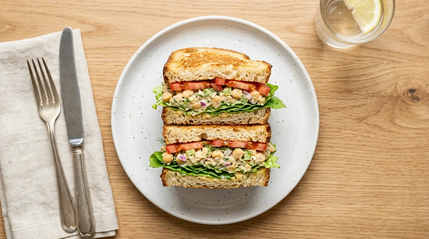 Chickpea Salad Sandwich Recipe
