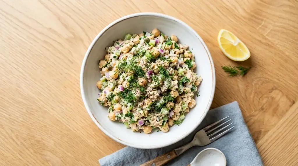 Chickpea Tuna Salad Recipe
