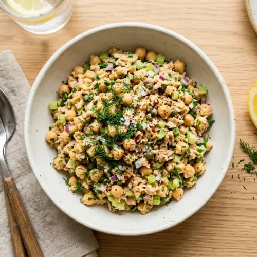 Chickpea Tuna Salad Recipe