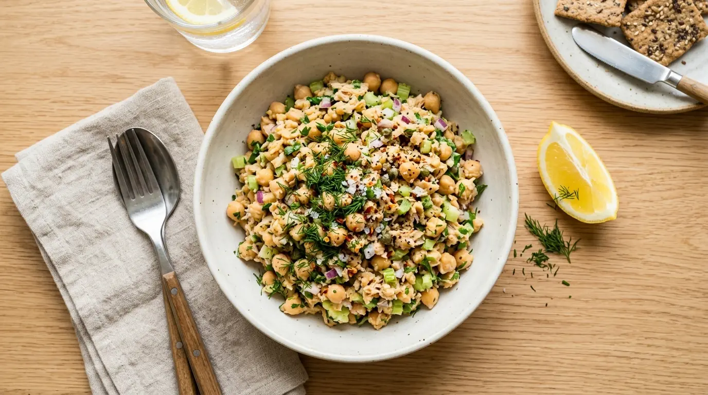 Chickpea Tuna Salad Recipe