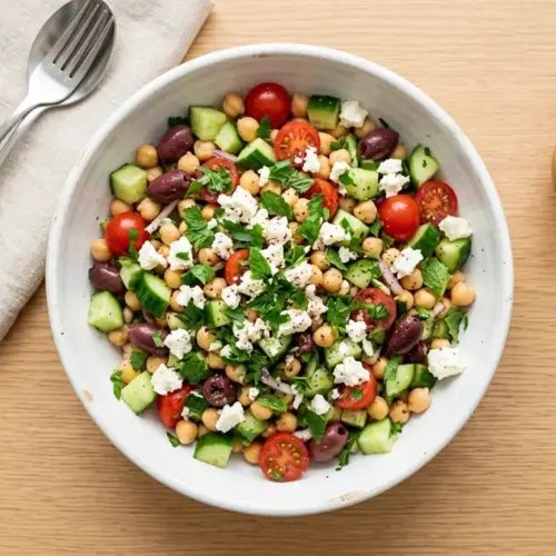 Mediterranean Chickpea Salad Recipe