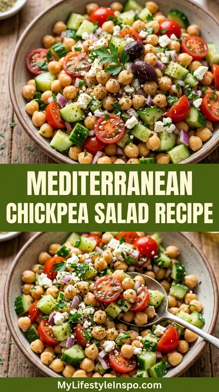 Mediterranean Chickpea Salad Recipe