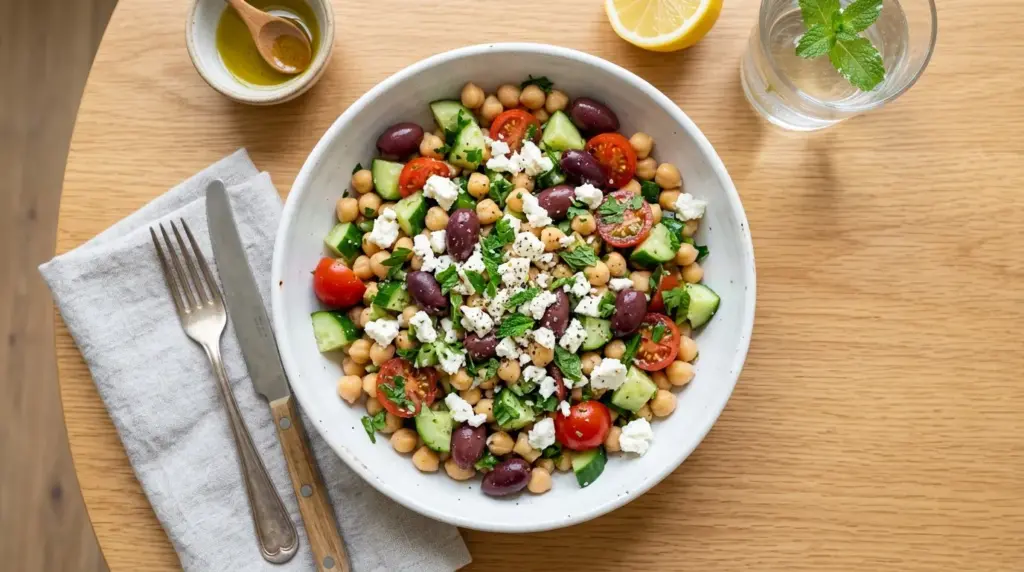 Mediterranean Chickpea Salad Recipe