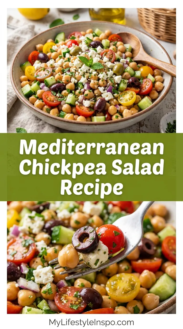 Mediterranean Chickpea Salad Recipe