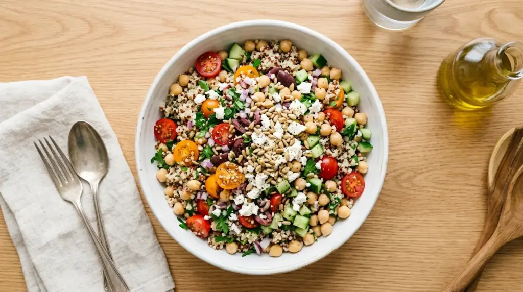 Quinoa Chickpea Salad Recipe