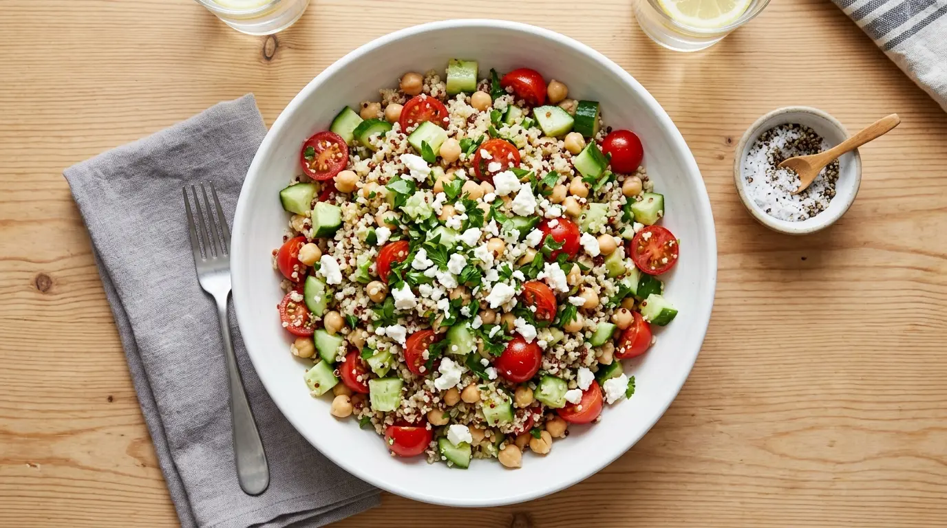 Quinoa Chickpea Salad Recipe