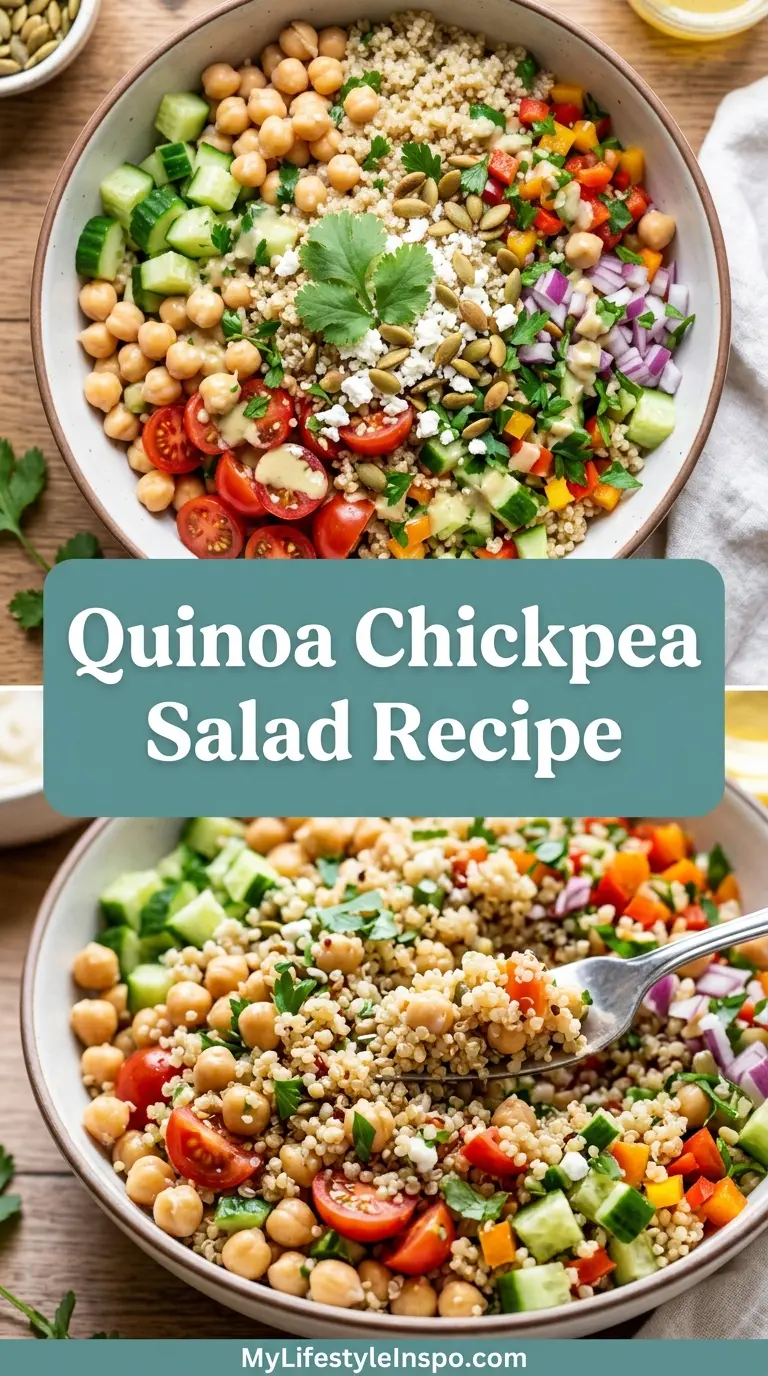 Quinoa Chickpea Salad Recipe