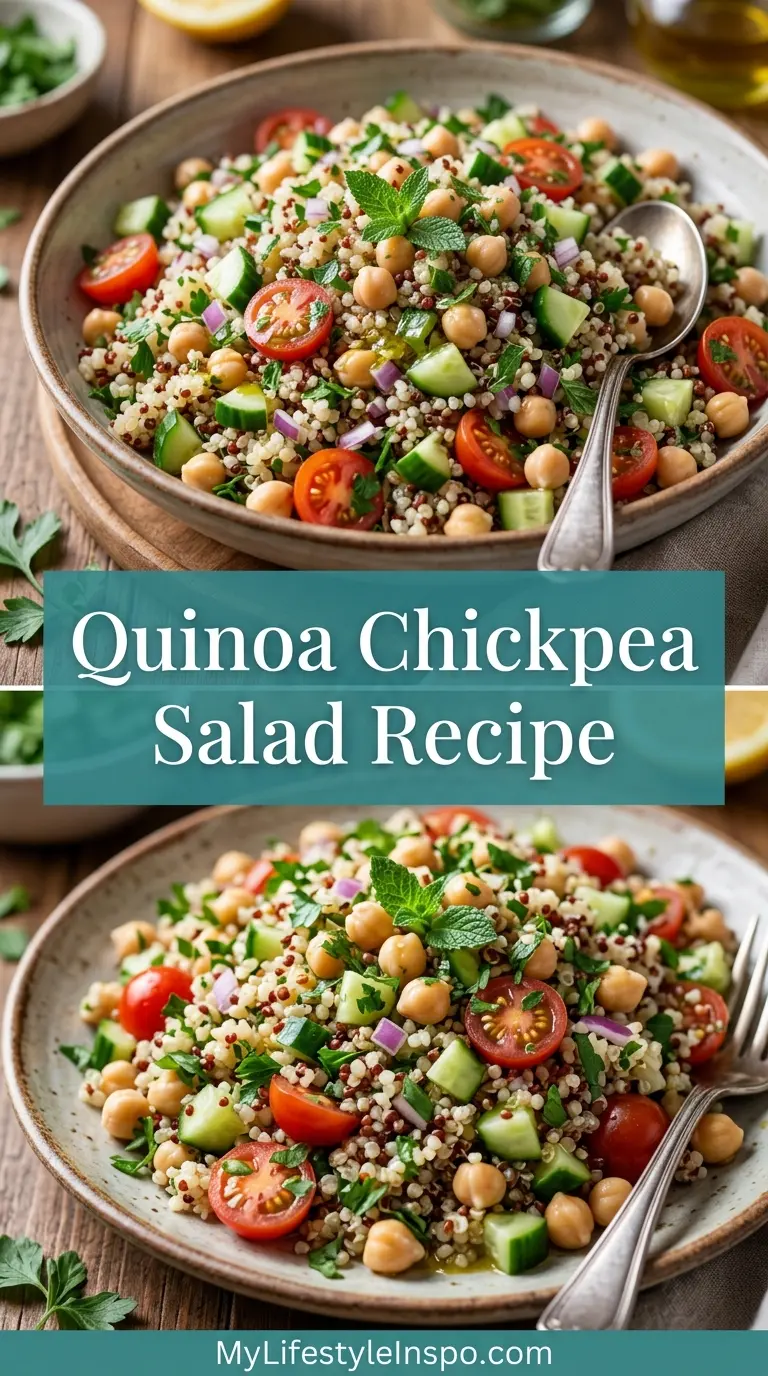 Quinoa Chickpea Salad Recipe
