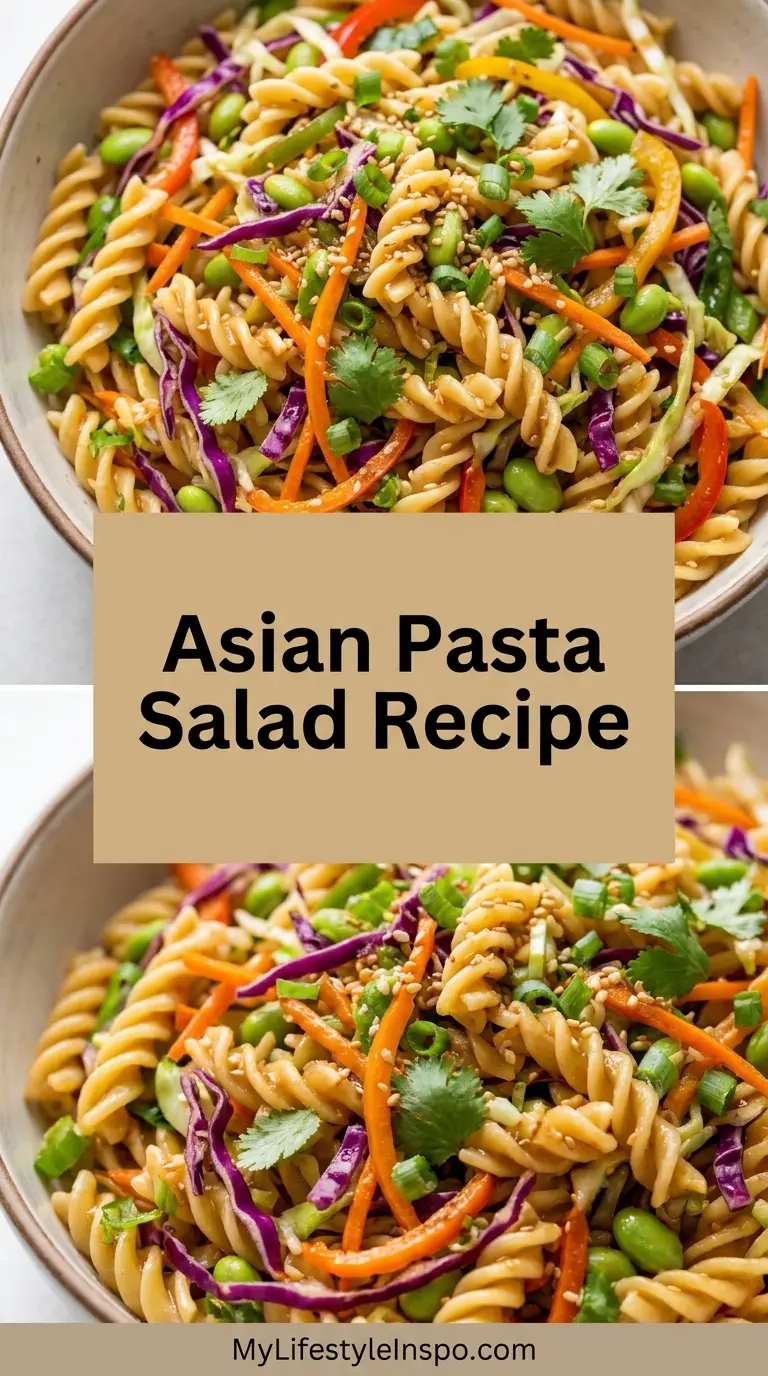 Asian Pasta Salad Recipe