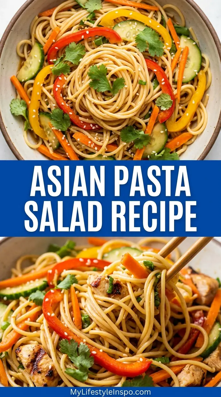 Asian Pasta Salad Recipe
